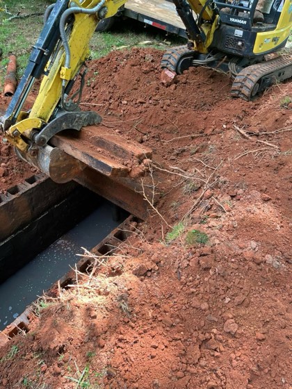 Tank Riser & Baffle Excavation Replacement