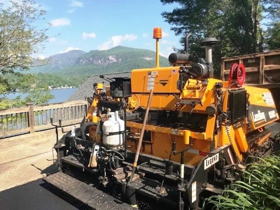 Waterfront Mountain Estate Heavy Base Paving